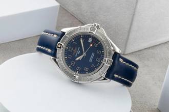 Thumbnail von Breitling Colt Automatic 300M Automatik Datum Blue Dial Edelstahl Herrenuhr Ref. A17035