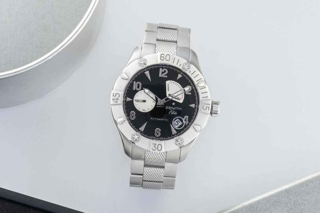  Zenith Defy Stahl Automatik Herrenuhr Ref 03.0516.685/21.M516 Box & Papiere 2008 