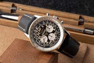 Thumbnail von Breitling Navitimer Cosmonaute Chronograph Stahl / Gold Handaufzug Ref. B12019