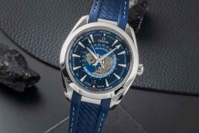  Omega Seamaster Aqua Terra Worldtimer 150M Worldtimer Ref 220.10.43.22.03.001 