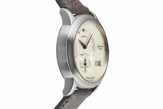 Thumbnail von Glashütte Original PanoMaticDate Stahl Automatik Herrenuhr Ref. 90-01-02-02-04