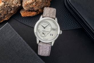 Thumbnail von Glashütte Original PanoMaticDate Stahl Automatik Herrenuhr Ref. 90-01-02-02-04