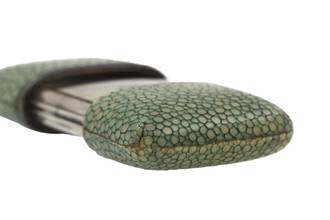 Thumbnail von Movado Ermeto 925 Sterling Silver Shagreen Purse Watch