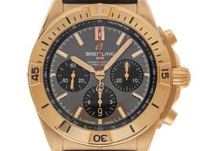 Thumbnail von Breitling Chronomat B01 Ref.RB0134101B1S1 2021 Full Set wie Neu Vintage Chronomat B01 18kt Roségold 180g Kautschuk Faltschließe