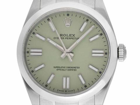  Rolex Oyster Perpetual Ref.134300 2026 Full Set Ungetragen Oyster Perpetual Pistachio 
