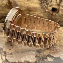 Thumbnail von Rolex Day-Date II Oyster Perpetual Day-Date II Dia - 18kt Roségold - Ref. 218238 Baguette Bezel Aftermarket