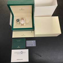 Thumbnail von Rolex Day-Date II Oyster Perpetual Day-Date II Dia - 18kt Roségold - Ref. 218238 Baguette Bezel Aftermarket