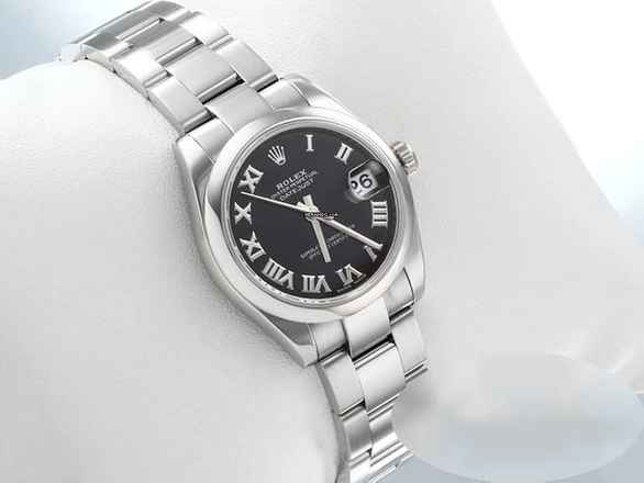  Rolex Datejust 31 31mm 178240 2015 Edelstahl Automatik Damenuhr Stahl Stainless Steel Oyster-band Chronometer Black Dial 