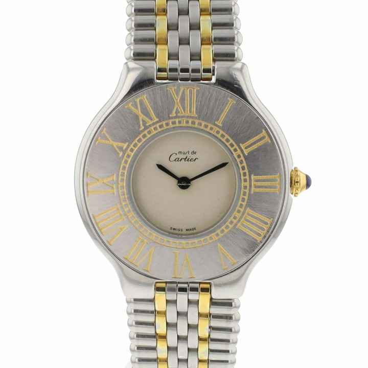  Cartier 21 Must de Cartier GM Steel Gold Serviced '26 