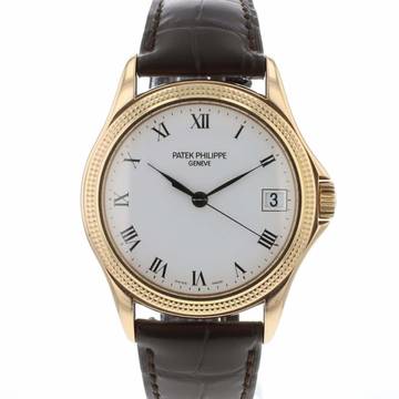  Patek Philippe Calatrava 37 Rose Gold White Dial 