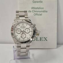 Thumbnail von Rolex Daytona Full Steel White Dial 40mm Automático Completo