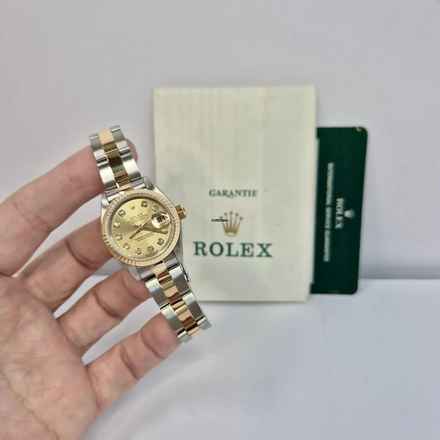  Rolex Lady-Datejust Ouro & Aço & Diamantes 26mm Automático Completo 