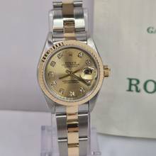 Thumbnail von Rolex Lady-Datejust Ouro & Aço & Diamantes 26mm Automático Completo