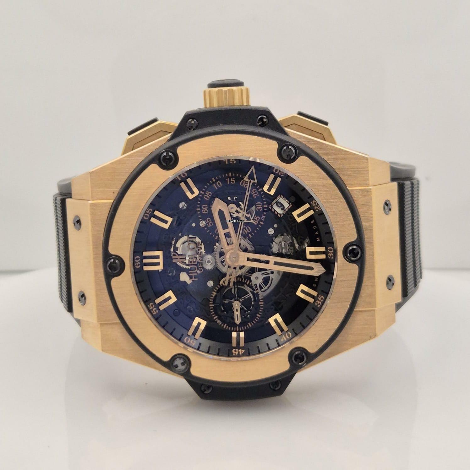 Thumbnail von Hublot King Power Unico Ouro Rosé 48mm Automático Completo