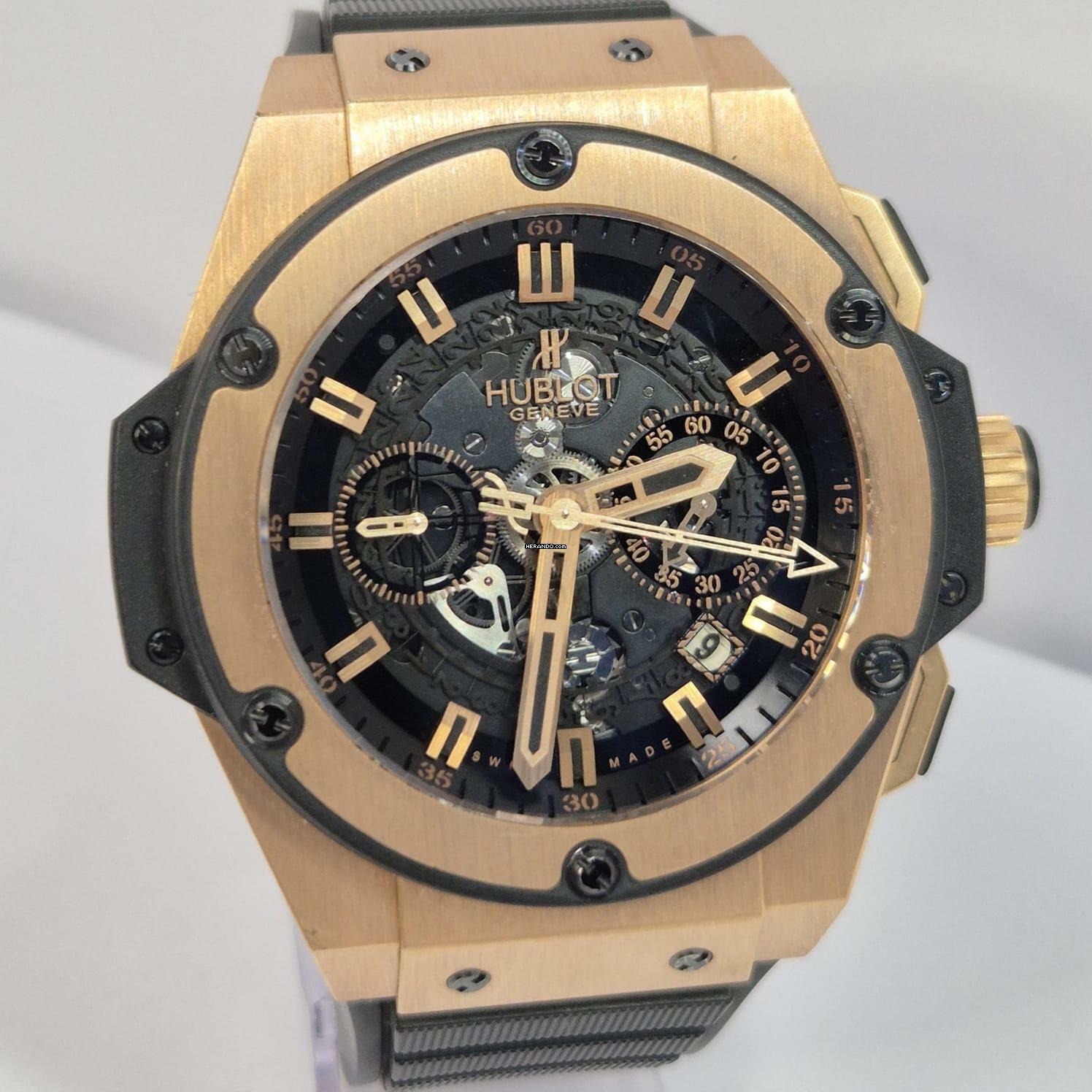 Thumbnail von Hublot King Power Unico Ouro Rosé 48mm Automático Completo