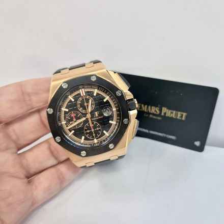  Audemars Piguet Royal Oak Offshore Chronograph Ouro Rosé 44mm Automático Completo 