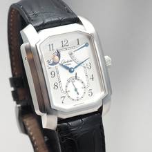 Thumbnail von Glashütte Original Senator Karrée 1845 Moonphase Auf/Ab - Reserche-De March Stahl/Leder B&P TOP