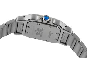 Thumbnail von Cartier Santos Galbée Lady Stahl / Gold Saphirglas Ref. W20012C4 Box