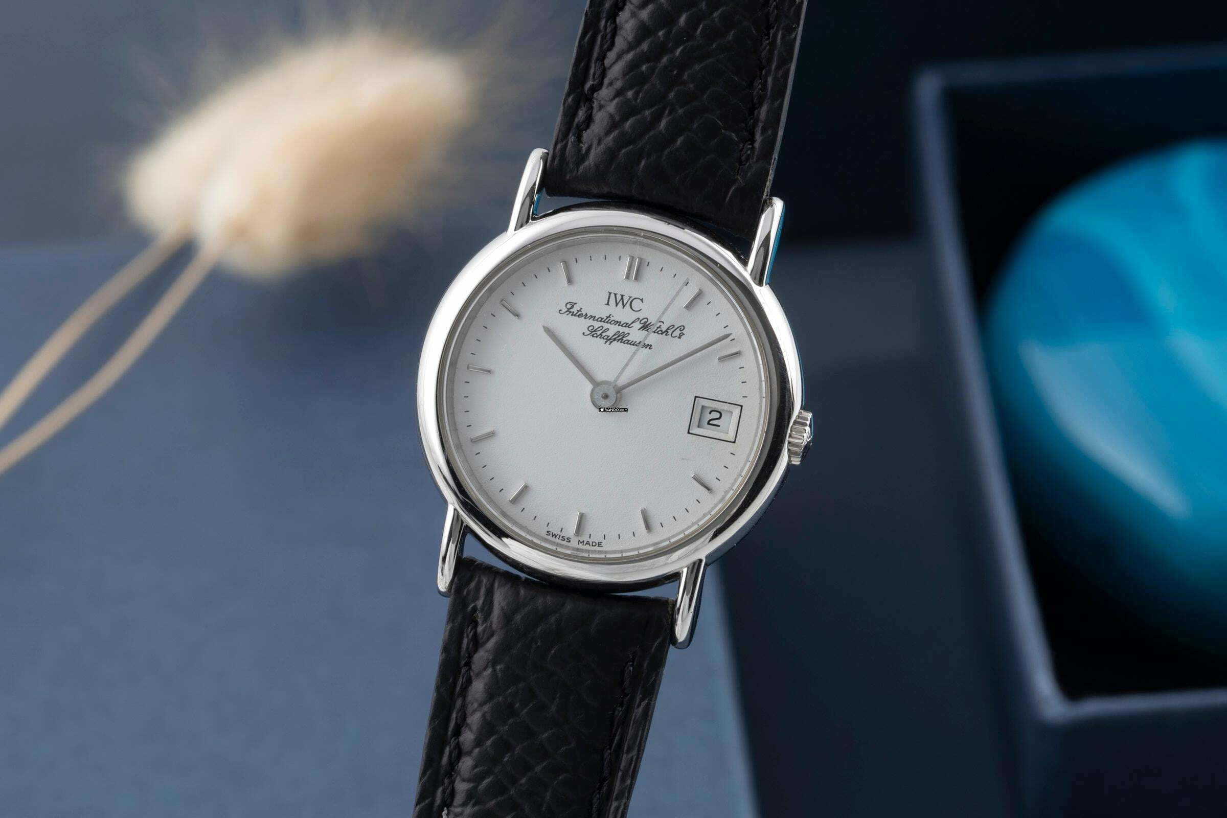  IWC Portofino Lady Stahl White Dial Damenuhr Ref. IW4531 Klassiker 