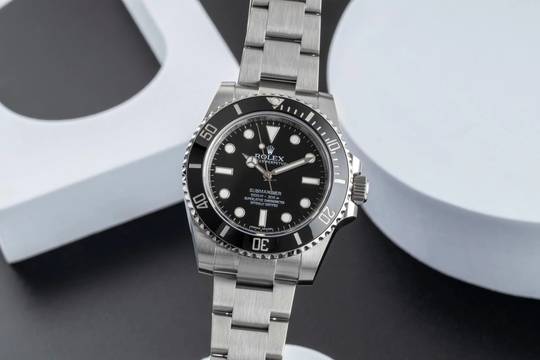  Rolex Submariner (No Date) Stahl Automatik Herrenuhr Ref. 114060 