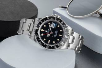 Thumbnail von Rolex GMT-Master Oyster Edelstahl Automatik Herrenuhr Ref. 16700 N-Serie