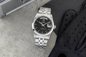 Thumbnail von Tudor Prince Date Day Black Dial Edelstahl Automatik Herren Ref. 76200