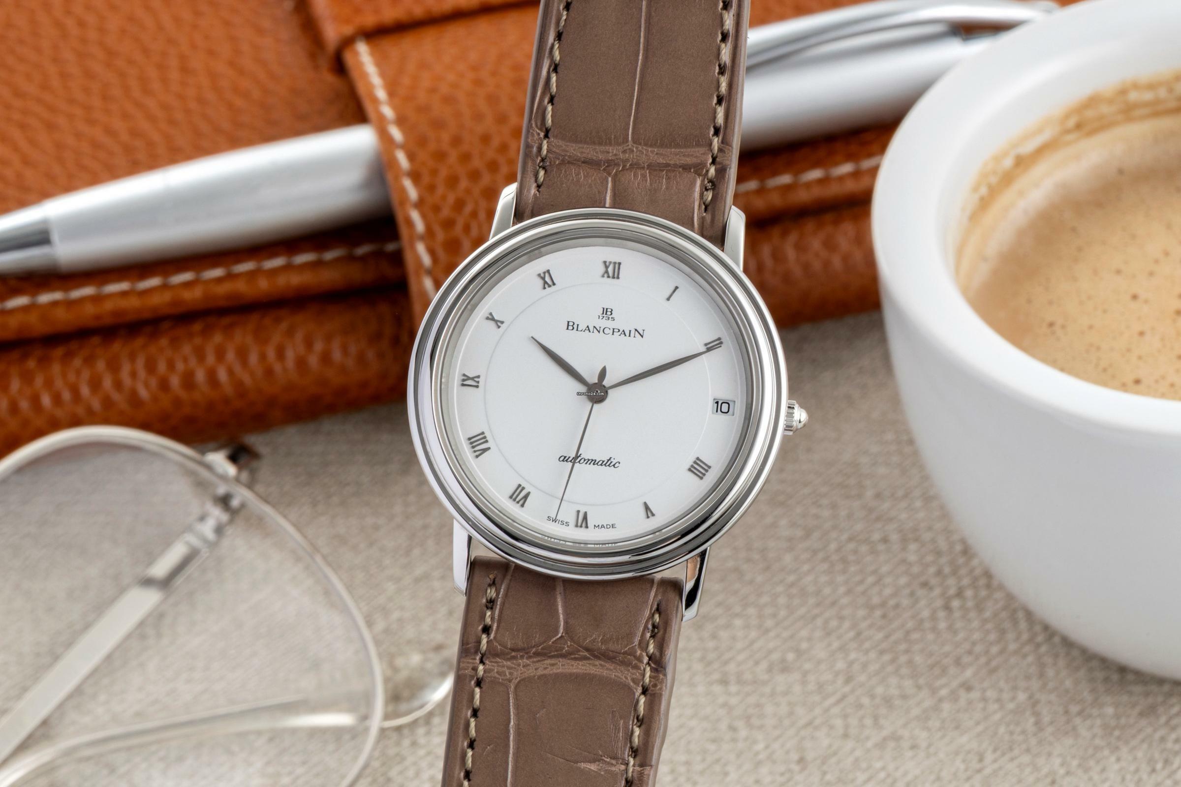  Blancpain Villeret Ultraflach Stahl Automatik Ref. 0095-1127 Klassiker 