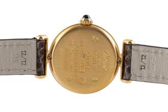 Thumbnail von Cartier Colisée must de Cartier Lady Vermeil 925 Silber Damenuhr Ref. 590002