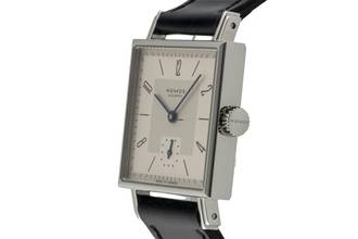 Thumbnail von NOMOS Tetra Edelstahl Handaufzug Herrenuhr Ref. 408 Box & Papiere 2022