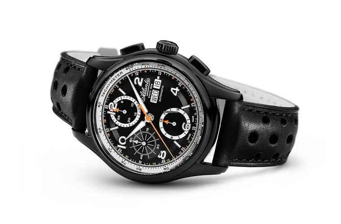  Atlantic Worldmaster Prestige Valjoux Black PVD Chronograph 