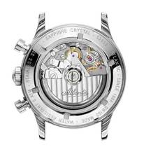 Thumbnail von Atlantic Worldmaster Bicompax Dual Color auf Metallarmband optional in blau oder schwarz