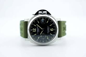 Thumbnail von Panerai Luminor GMT Automatic 40mm - With Box And Papers - PAM00244 2013