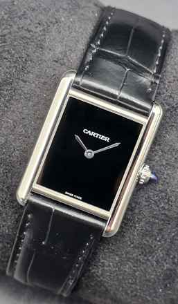  Cartier Tank Must Black Cartier WSTA0072 Very Good Full Set 6-2023 