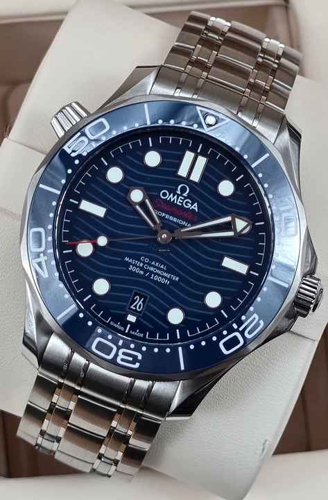  Omega Seamaster Diver 300 M 42mm 210.30.42.20.03.001 Blue Dial Steel Bracelet Unworn/New Condition Full Set 1-2026 
