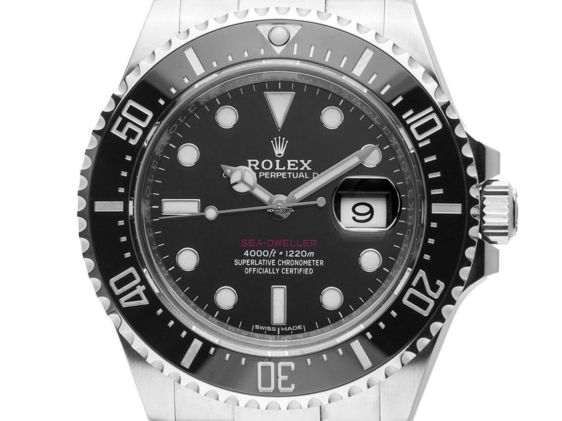  Rolex Sea-Dweller 4000 Ref.126600 2018 Full Set wie Neu Sea-Dweller Red 4000 