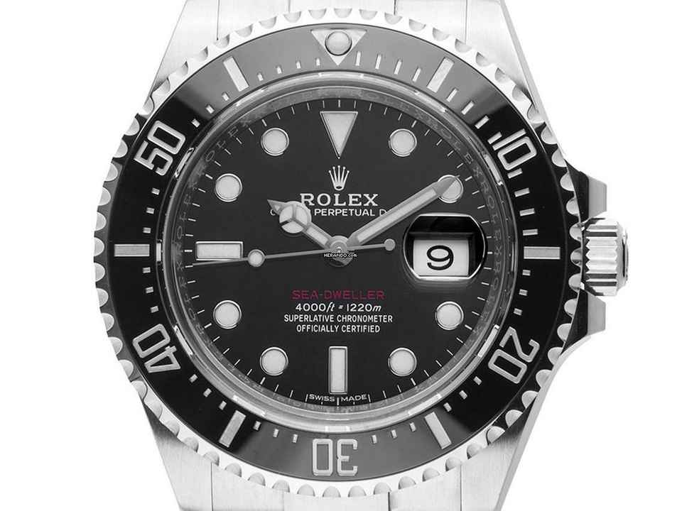  Rolex Sea-Dweller 4000 Ref.126600 2018 Full Set wie Neu Sea-Dweller Red 4000 