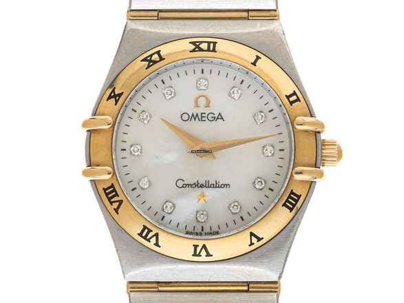  Omega Constellation Ladies Lady Ref.795.1202 1998 Box&Beschreibung original unpoliert Constellation Lady Perlmutt Diamanten 