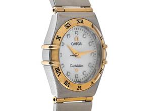 Thumbnail von Omega Constellation Ladies Lady Ref.795.1202 1998 Box&Beschreibung original unpoliert Constellation Lady Perlmutt Diamanten