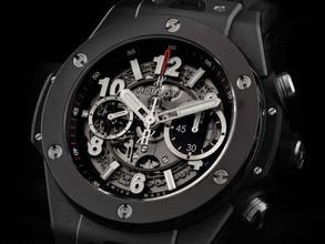 Thumbnail von Hublot Big Bang Unico Black Magic Ref.411.C1.1170.RX 2020 Full Set wie Neu Vintage Big Bang Unico Black Magic Kautschuk Faltschließe