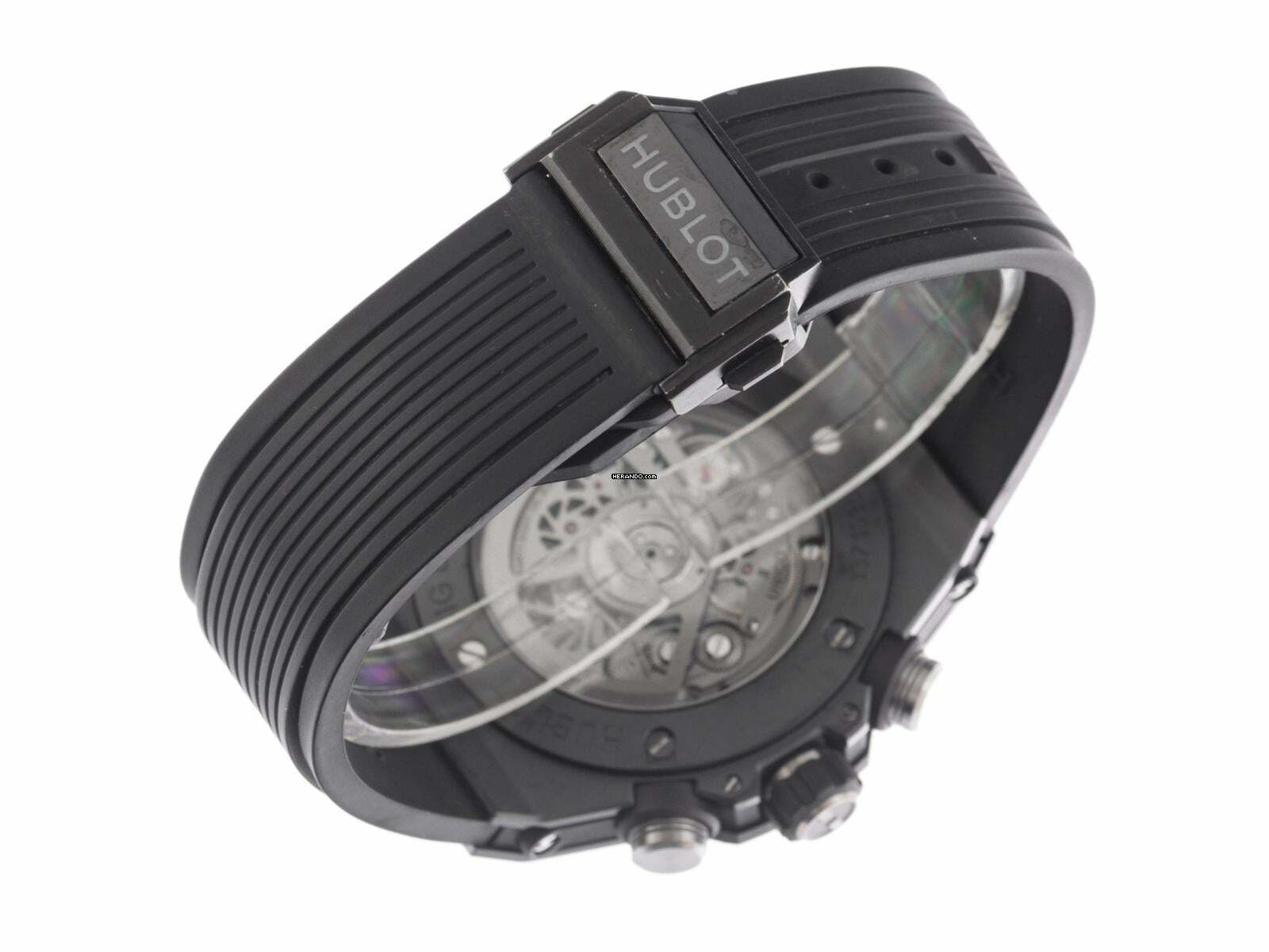 Thumbnail von Hublot Big Bang Unico Black Magic Ref.411.C1.1170.RX 2020 Full Set wie Neu Vintage Big Bang Unico Black Magic Kautschuk Faltschließe