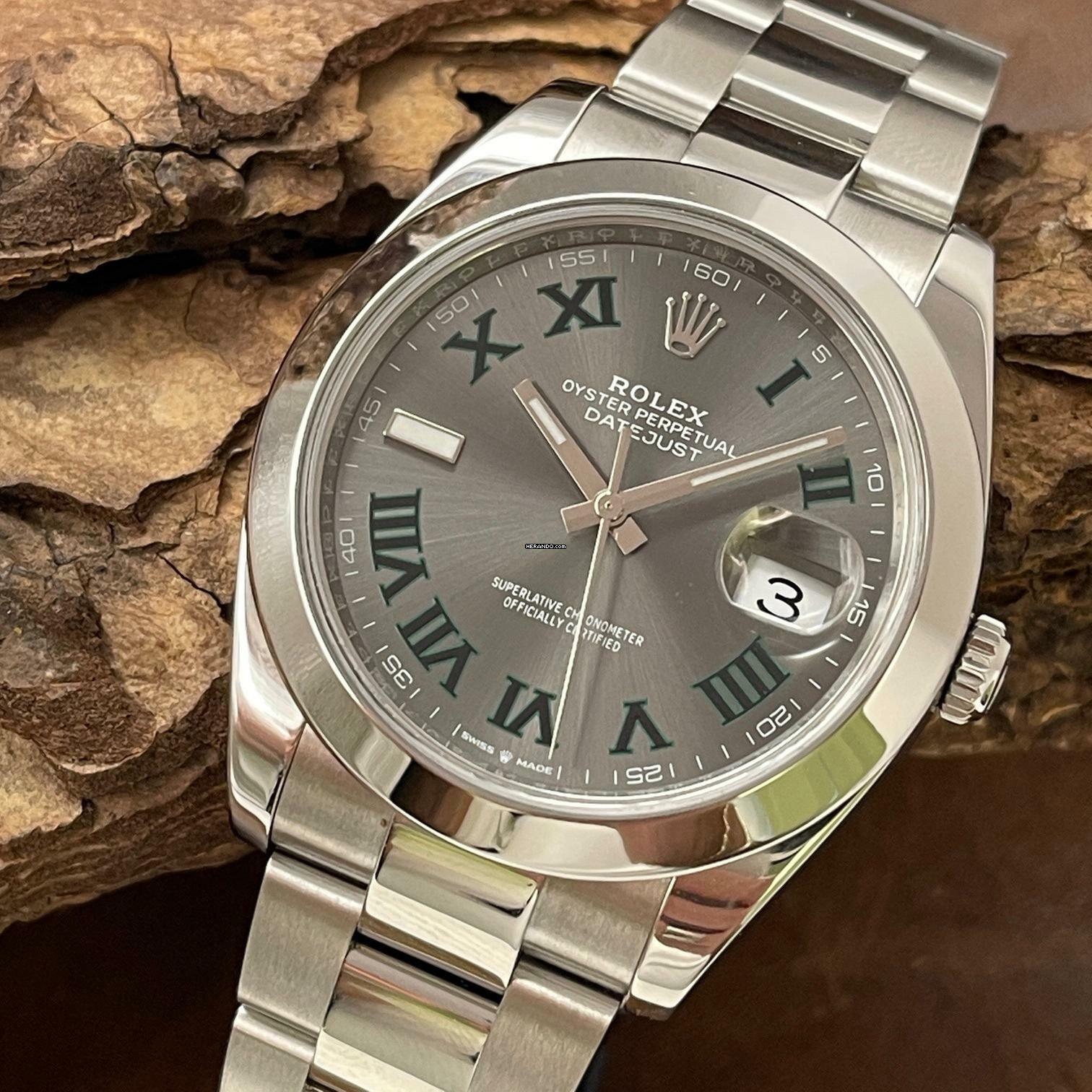 Rolex Datejust 41 Datejust 41 Wimbledon - FULLSET 2021 LC100 - Ref. 126300 German papers LC100