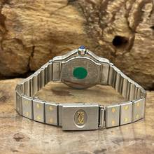 Thumbnail von Cartier Santos Santos Octagon Dia Dial - FULLSET 1990 - Ref. 0907