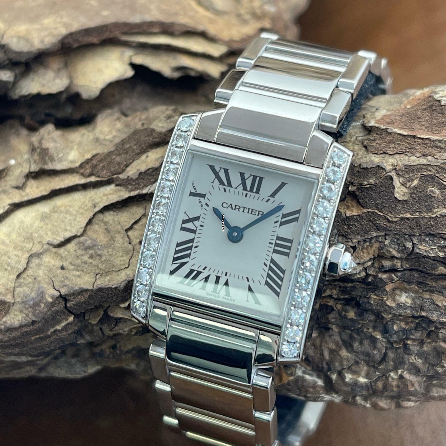  Cartier Tank Française Tank Francaise Lady - FULL SET 2002 - Ref. 2403 