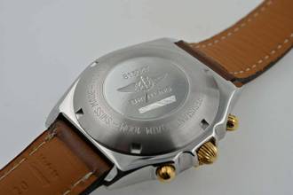 Thumbnail von Breitling Chronomat Chronograph Stahl/Gold B13047 Grey Dial