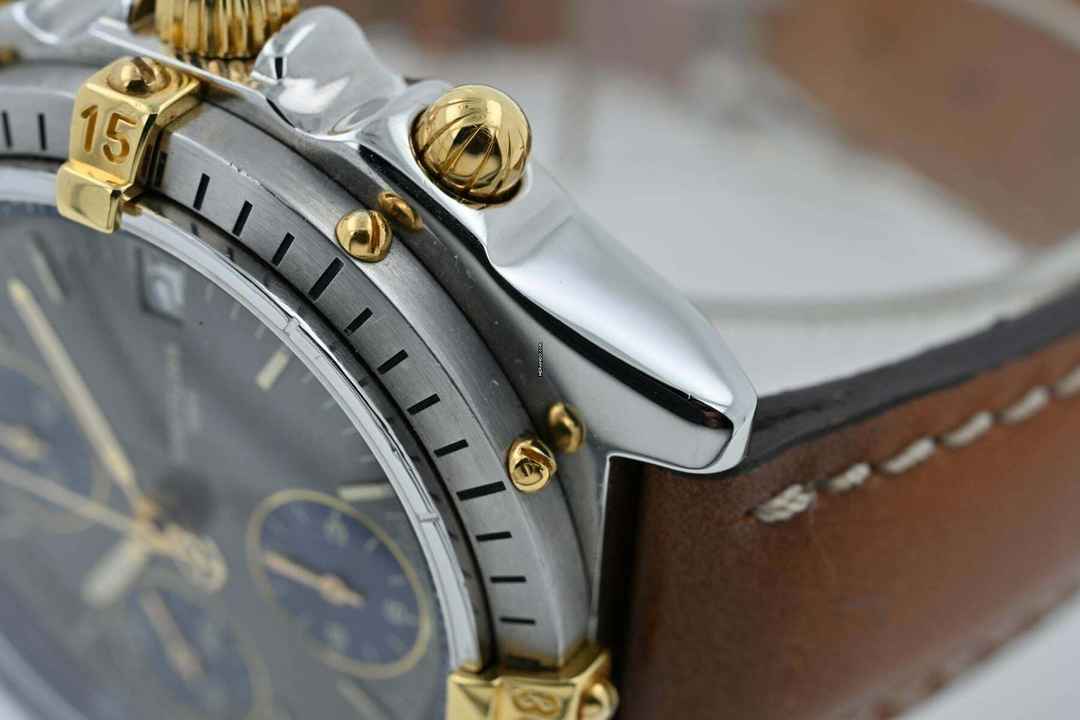  Breitling Chronomat Chronograph Stahl/Gold B13047 Grey Dial 