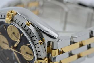 Thumbnail von Breitling Chronomat Chronograph B13048 Black Dial Steel Gold