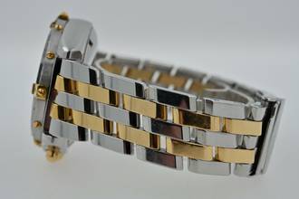 Thumbnail von Breitling Chronomat Chronograph B13048 Black Dial Steel Gold