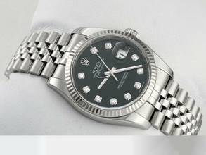 Thumbnail von Rolex Datejust 36 36mm 116234 2015 Stahl Weissgold 750 Diamanten Automatik Stainless Steel 18kt White Gold Jubilé-band Chronometer Oyster Black Dial