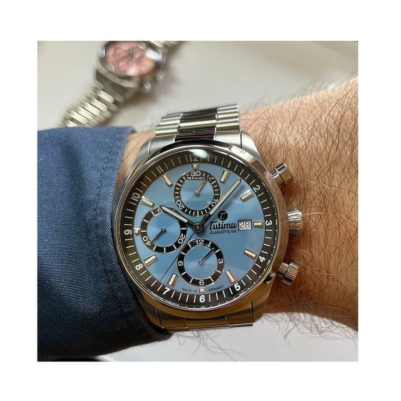  Tutima Sky Chronograph T5 NEW FULL SET 