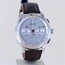 Thumbnail von Glashütte Original Senator Chronograph XL Silver 44mm Klassiker Cal 39 Edelstahl B+P